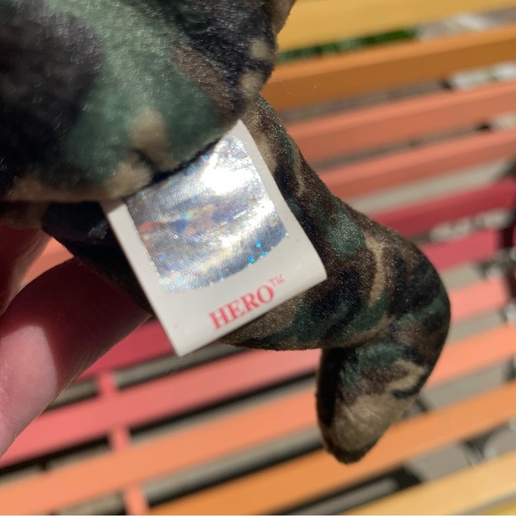 Ty Bundle of 2️⃣ Patriotic Bears 🇺🇸🐻 Spangle Beanie Buddy + Hero Beanie Baby - Picture 15 of 15